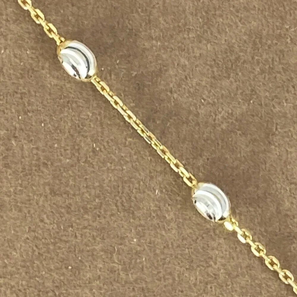 New Sea Shells by the sea shore, Anklets made in Italy 22K Gold Plated vermeil - Picture 3 of 8